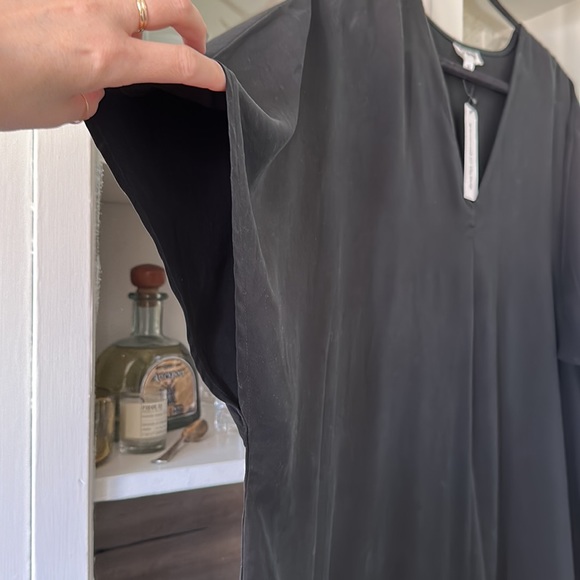 Grace Atwood, the drop black caftan tunic dress 100% viscose NWT - Picture 7 of 7